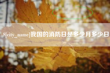 黔东我国的消防日是多少月多少日