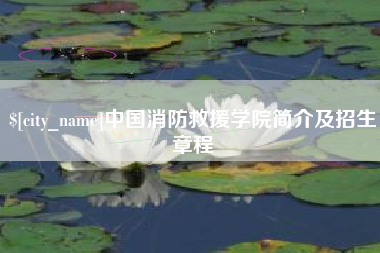 黔东中国消防救援学院简介及招生章程