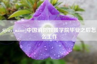 黔东中国消防救援学院毕业之后怎么工作