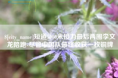 黔东短道5000米接力最后两圈李文龙陪跑-尽管中国队最终收获一枚铜牌