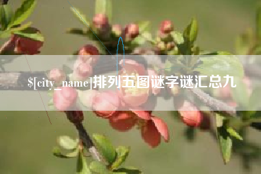 黔东排列五图谜字谜汇总九