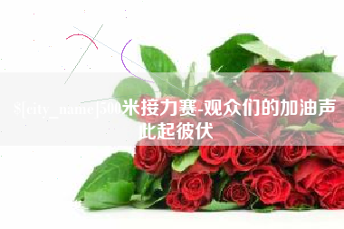 黔东500米接力赛-观众们的加油声此起彼伏