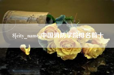 黔东中国消防学院排名前十