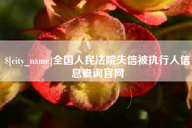 黔东全国人民法院失信被执行人信息查询官网