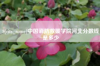 黔东中国消防救援学院河北分数线是多少