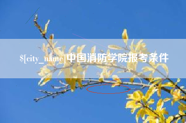黔东中国消防学院报考条件