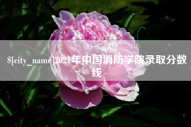 黔东2021年中国消防学院录取分数线