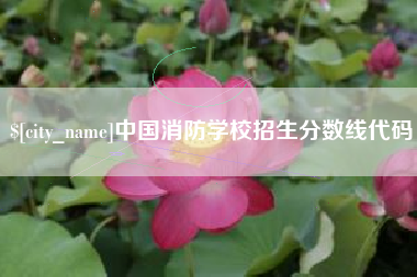 黔东中国消防学校招生分数线代码