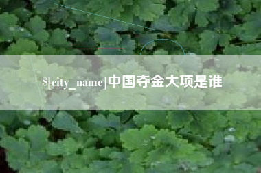 黔东中国夺金大项是谁