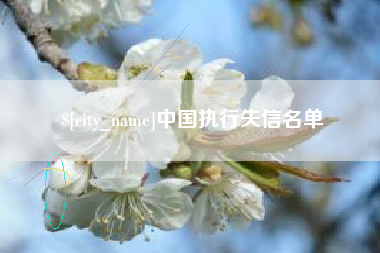 黔东中国执行失信名单