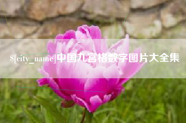 黔东中国九宫格数字图片大全集