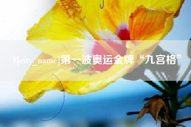 黔东第一波奥运金牌“九宫格”