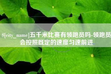 黔东五千米比赛有领跑员吗-领跑员会按照既定的速度匀速前进