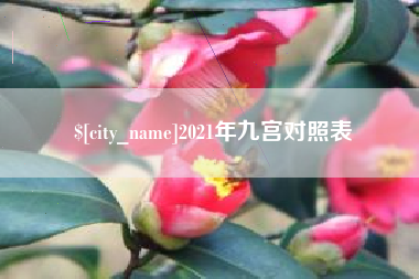 黔东2021年九宫对照表