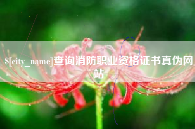黔东查询消防职业资格证书真伪网站