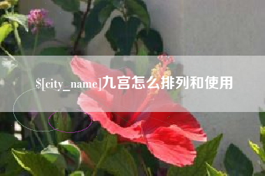 黔东九宫怎么排列和使用