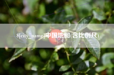 黔东中国地图(含比例尺)