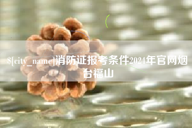 黔东消防证报考条件2024年官网烟台福山